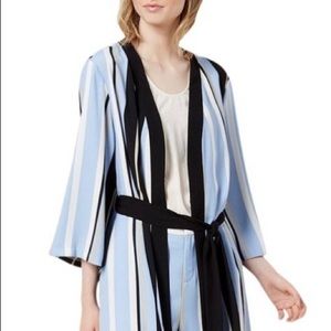 Bar III Women's Size Small Striped Kimono Set
